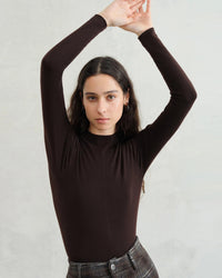 Half-Collar Wool Superfine Seamless Sweater