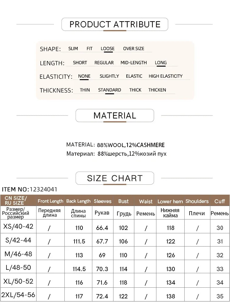 Minimalist Blazer Collar Woolen Long Coat