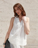 Stylish V-Neck Sleeveless Loose Camisole