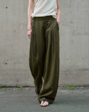 Casual Linen High-Waisted Loose Wide-Leg Pants