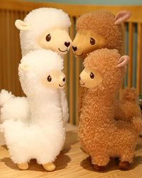 Furry Llama Alpaca Plush Stuffed Pillow Toy