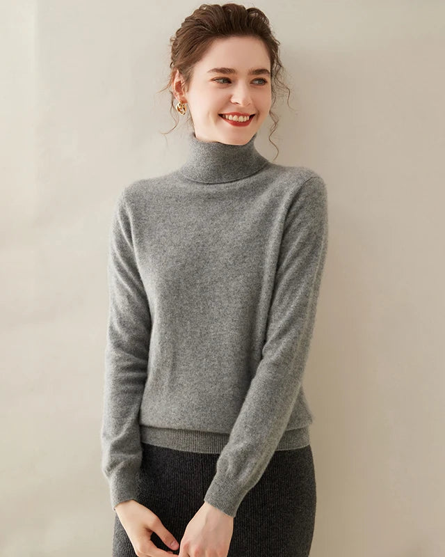 Classic Cashmere Turtleneck Sweater
