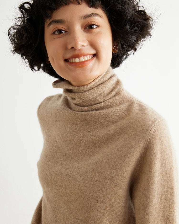 Cashmere Pile Collar Jumper