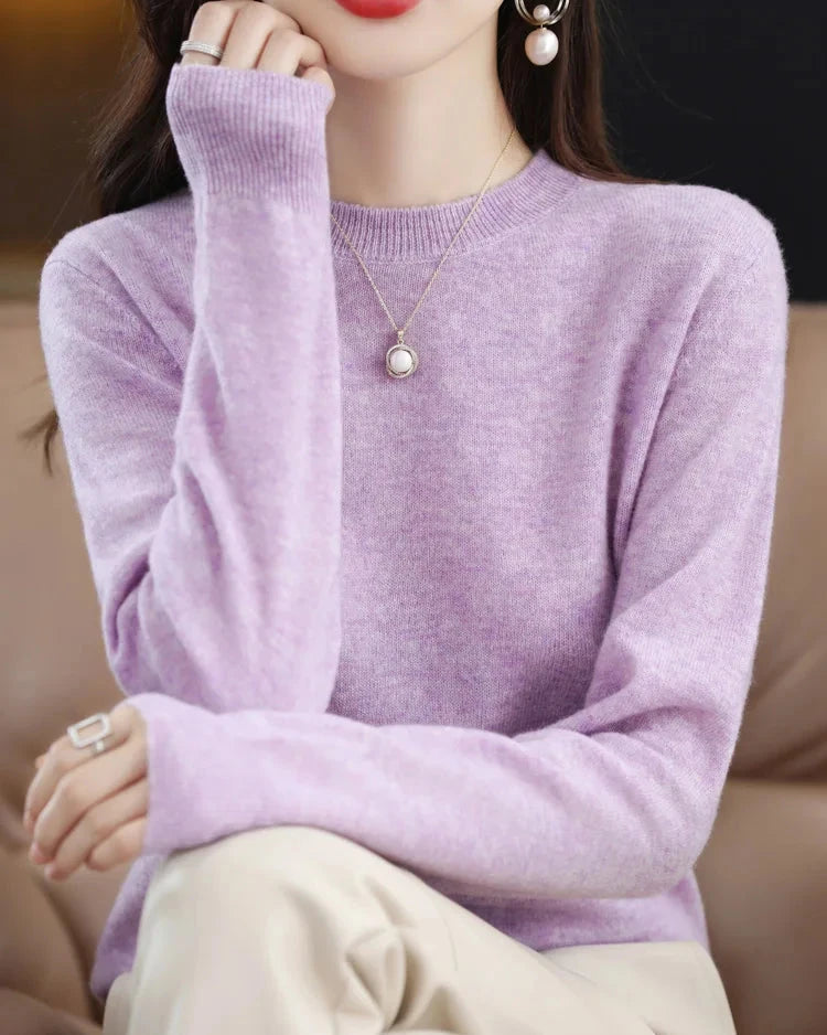 Merino Wool Round Neck Sweater