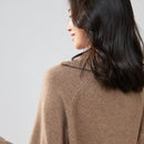 Pure Cashmere Half-zip Collar Jumper