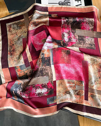 New Women's Silk Printed Scarf