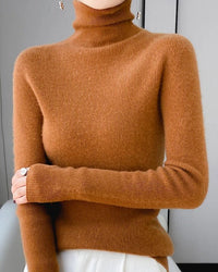 Cashmere Turtleneck Slim-Fit Pullover Sweater