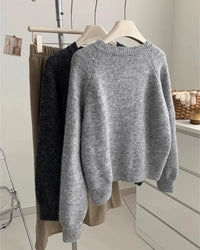 Women's Minimal Knit Cardigan Sweater