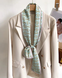 Women's Printed Silk Scarf & Shawl