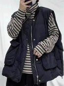 Casual Round-Neck Vest Down Jacket