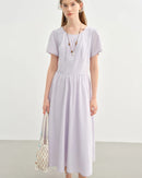 Stylish High-Waisted Slim-Fitting Long Dress