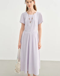 Stylish High-Waisted Slim-Fitting Long Dress