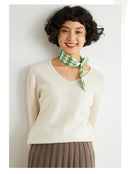 V-Neck Cashmere Basic Jumper