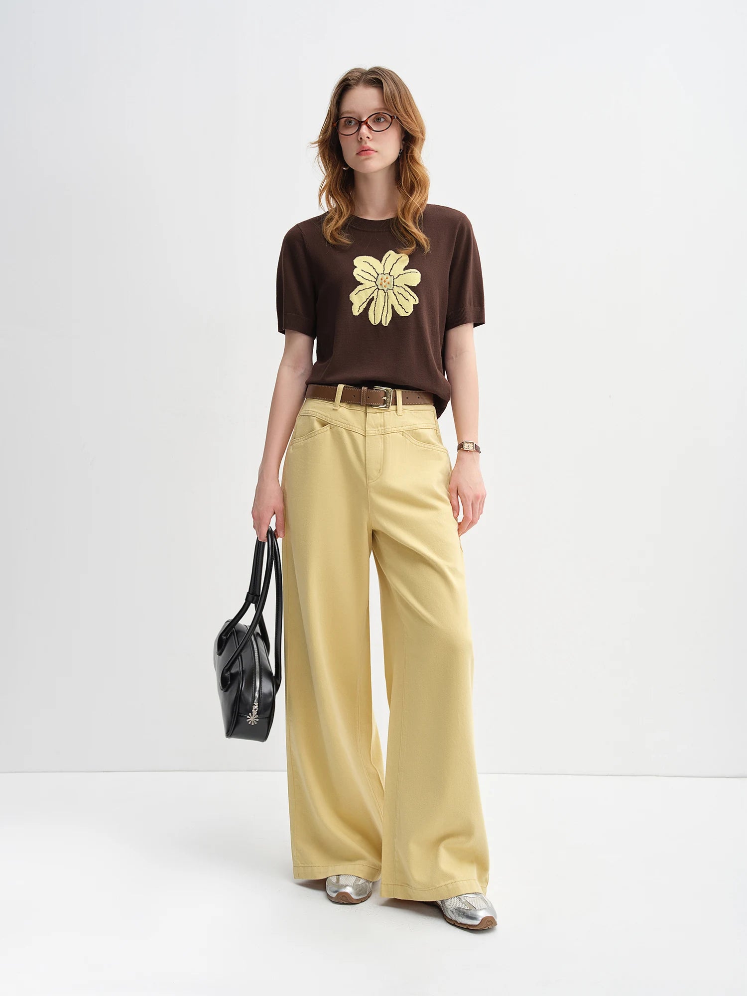 Multi-Color Straight Jeans