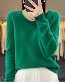 Merino Wool V-Neck Pullover