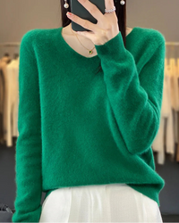 Merino Wool V-Neck Pullover