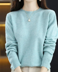 Merino Wool Round Neck Sweater