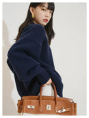 Round Neck Wool Sweater