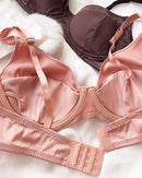 Ice Silk Comfortable Push-Up Bra Set