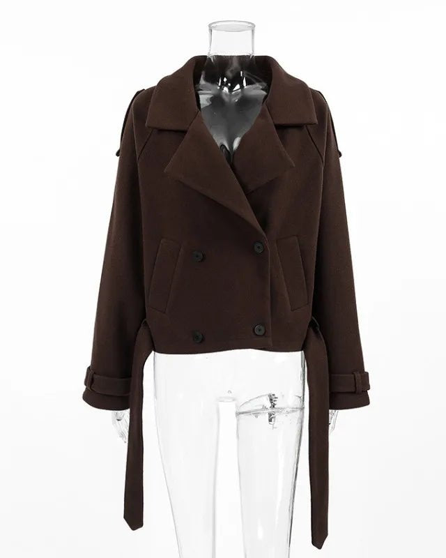 Double Breasted Short Jacket