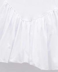 Stylish Pleated Patchwork Backless Mini Dress