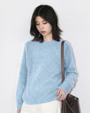 Oversized Wool Cashmere Crew Sweater