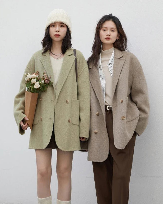 Retro Double-sided Woolen Coats