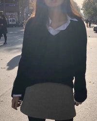 Cashmere Loose V-Neck Sweater