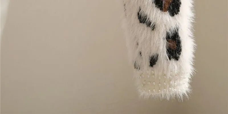 Leopard Vintage Knitted Sweater