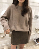 Round-Neck Pullover Sweater
