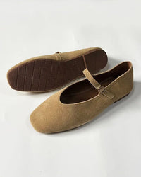 Stylish Low-Cut Lace-Up Round-Toe Flat Shoes