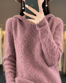 Mink Cashmere Hooded Sweater