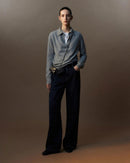 Refined Cashmere Polo Sweater