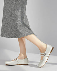 Silver Princess-Style Ballet Flats