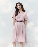 Casual And Stylish Fitted Button Denim Dress