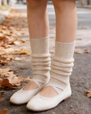 Wool Cashmere Knit Leg Warmers