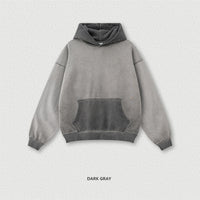 Oversized Retro Washed Cotton Hoodies