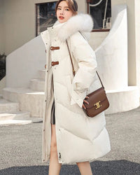 Women'S Mid-Length Thickened Warm Parka