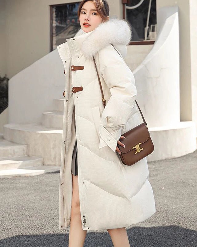 Women'S Mid-Length Thickened Warm Parka