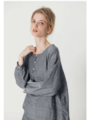 Cotton Double Layer Gauze Pajamas