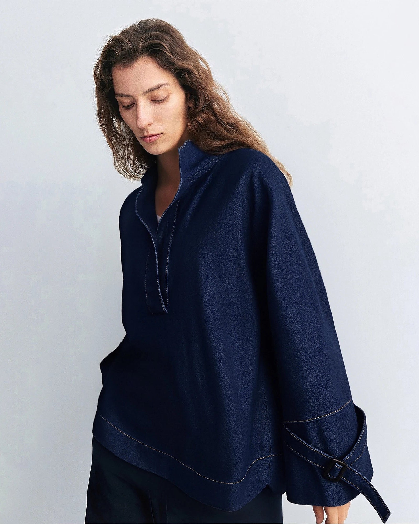 Elegant Retro Flared Long-Sleeved Shirt