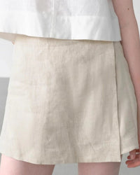 Casual Loose High-Waisted Skirt-Style Shorts