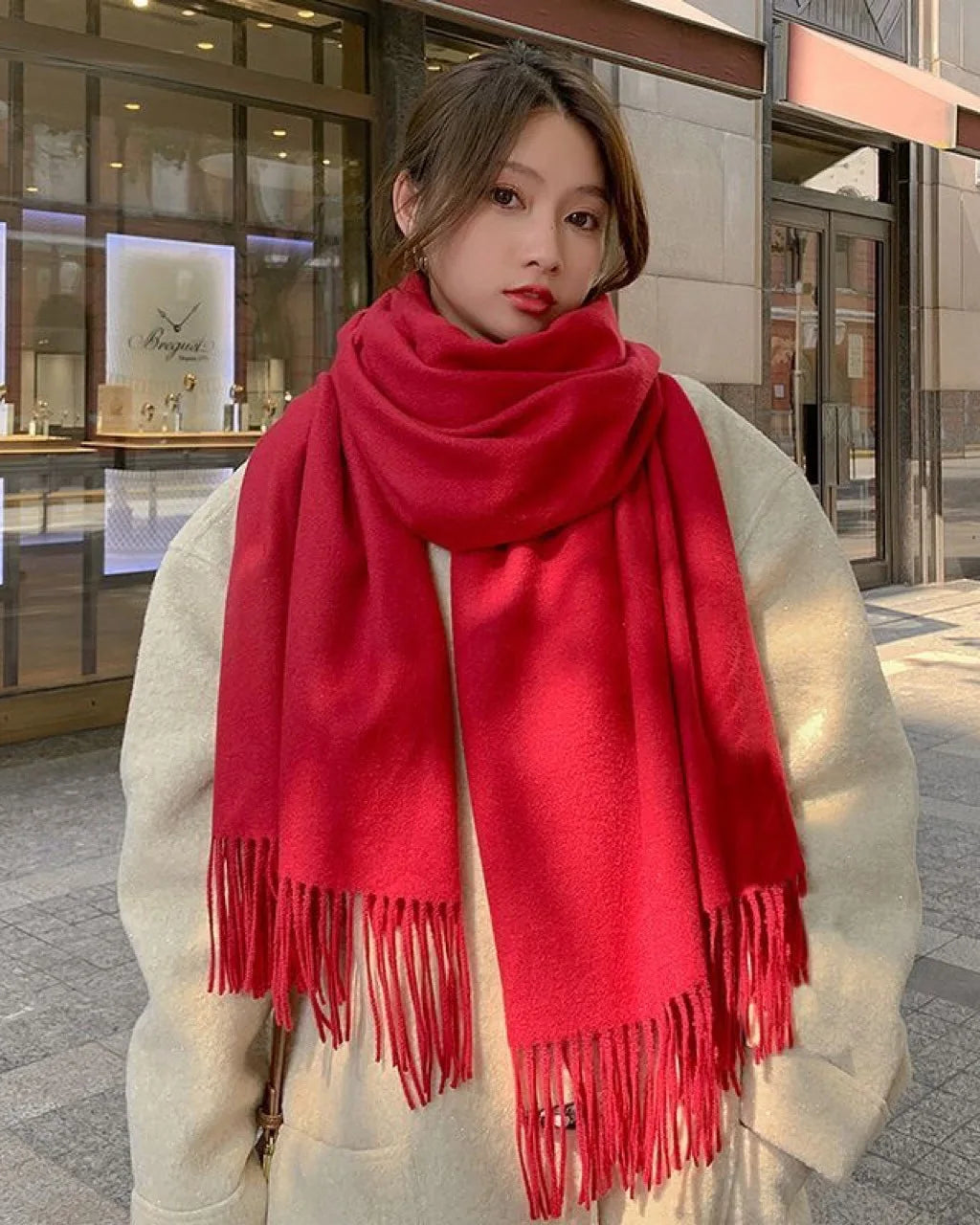Soft Solid Wrap Shawl Scarf