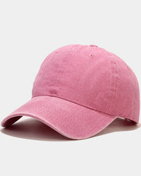 Washed-Cotton Adjustable Baseball Cap