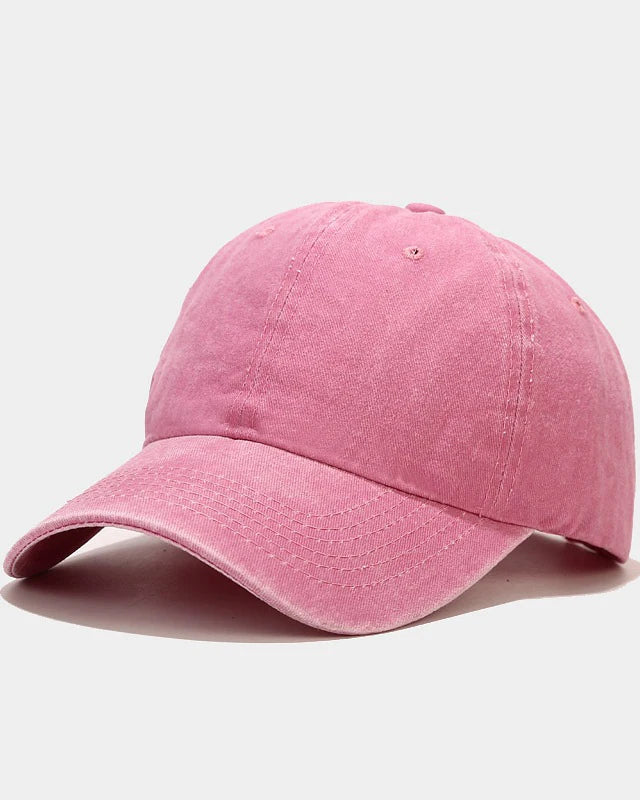 Washed-Cotton Adjustable Baseball Cap