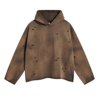Disstressed Ripped Hoodies