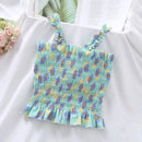 Print Folds Bohemian Sleeveless Vest