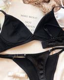 Sexy Silky Triangle Cup Wire-Free Bra Set
