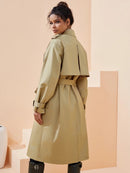 Turn Down Collar 100% Cotton Trench