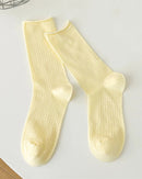 Lightweight Knit Hollow Crew Socks